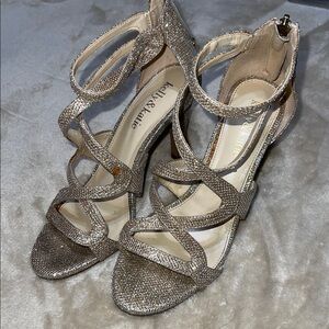 Kelly & Katie Sparkling Strappy Heels